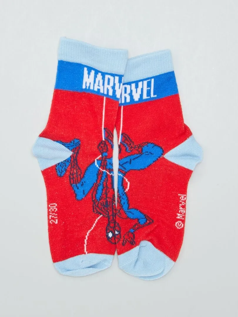 Pack de calcetines 'Spider-man' - 3 pares - ROJO